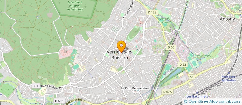 localisation de l'entreprise SCI L'ART ET LA MANIERE à VERRIERES-LE-BUISSON