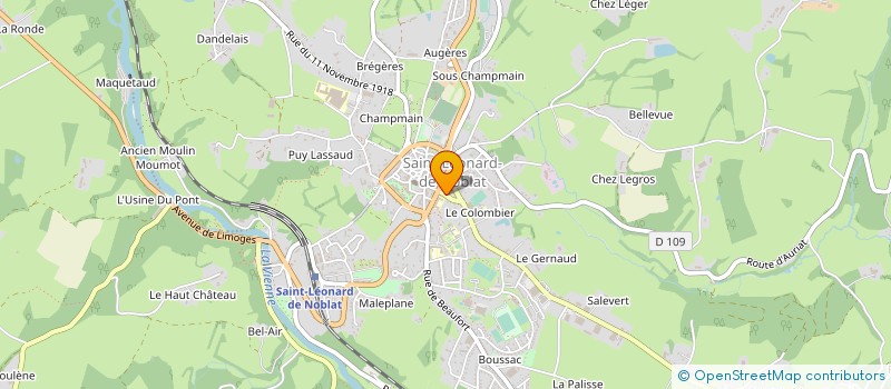 localisation de l'entreprise SCI L'ARTIGE VIEILLE à SAINT-LEONARD-DE-NOBLAT