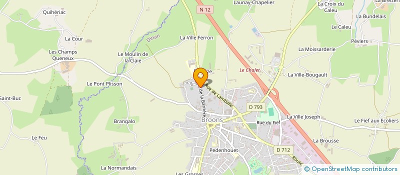 localisation de l'entreprise SCI L ARTILLERIE  BROONS