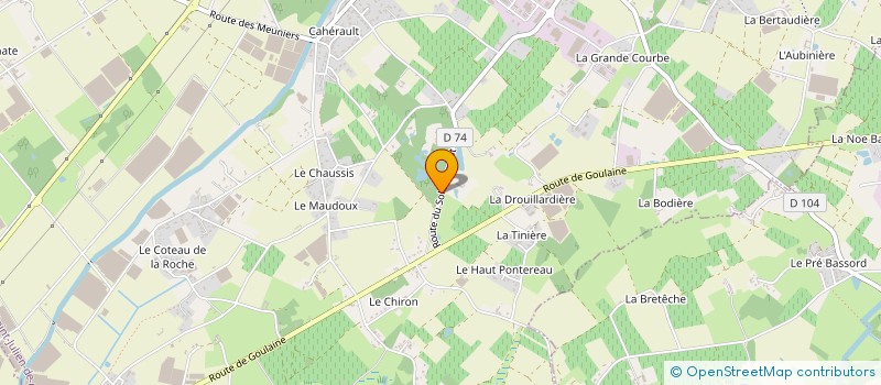 localisation de l'entreprise SCI L'ARTISANALE  SAINT-JULIEN-DE-CONCELLES