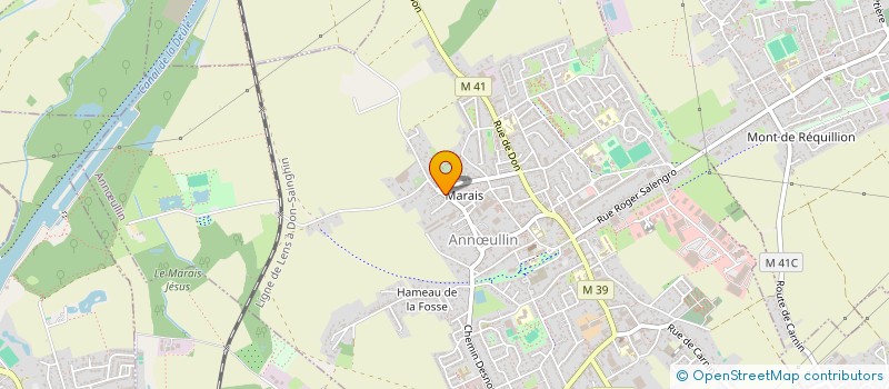 localisation de l'entreprise SCI L'ARTISANE  ANNULLIN