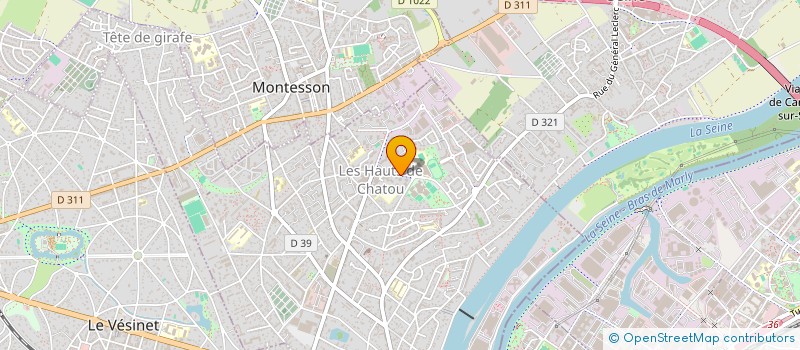 localisation de l'entreprise SCI L ARUM  CHATOU