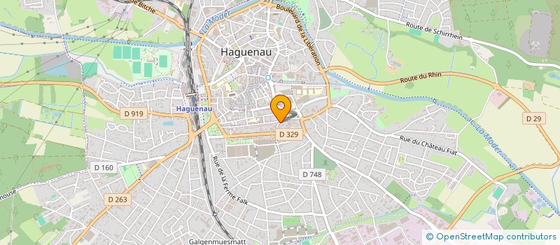 localisation de l'entreprise SCI L'ARUM  HAGUENAU