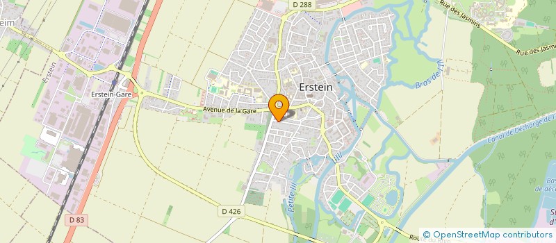 localisation de l'entreprise SCI L'AS  ERSTEIN