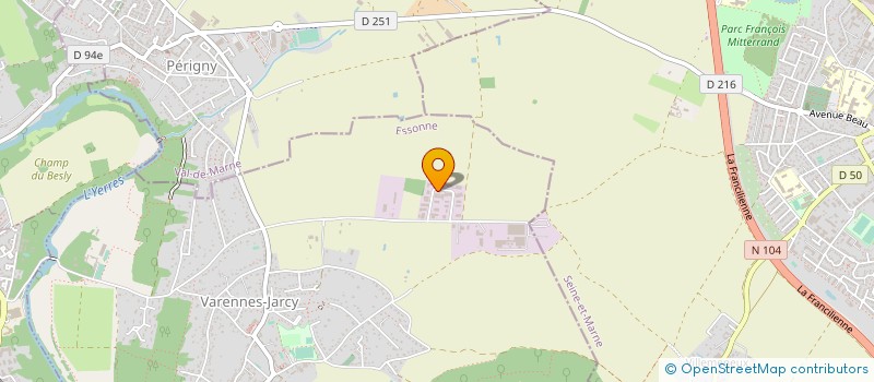 localisation de l'entreprise SCI L'AS DE VARENNES  VARENNES-JARCY
