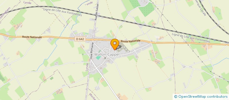 localisation de l'entreprise SCI L'ASHARALE à WALLON-CAPPEL