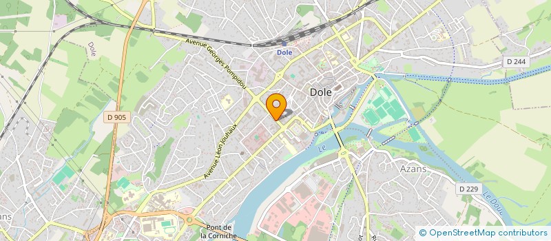 localisation de l'entreprise SCI L'ASPEN à DOLE