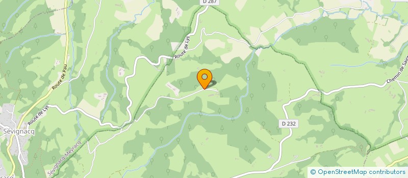 localisation de l'entreprise SCI L'ASPHODELLE  SAINTE-COLOME