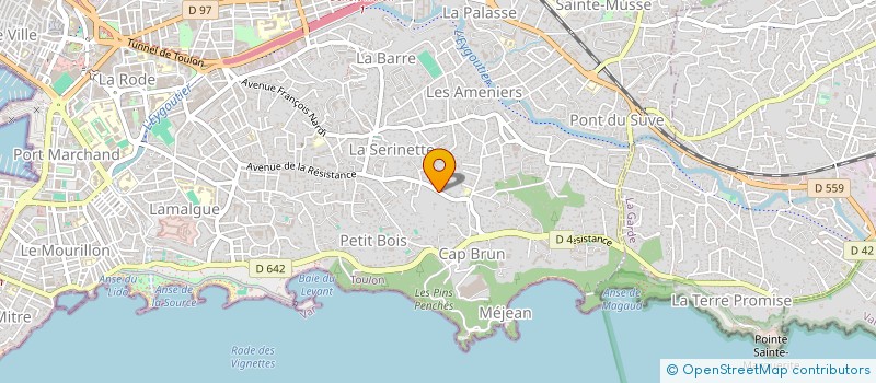 localisation de l'entreprise SCI L ASSOMPTION  TOULON