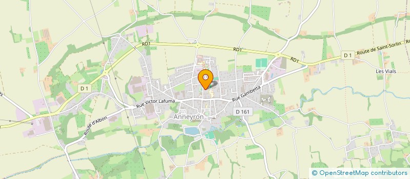 localisation de l'entreprise SCI L'ASTRAGALE  ANNEYRON