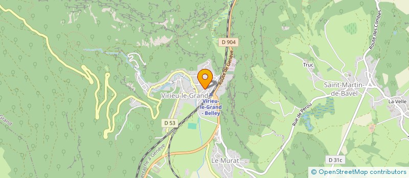 localisation de l'entreprise SCI L'ASTREE  VIRIEU-LE-GRAND