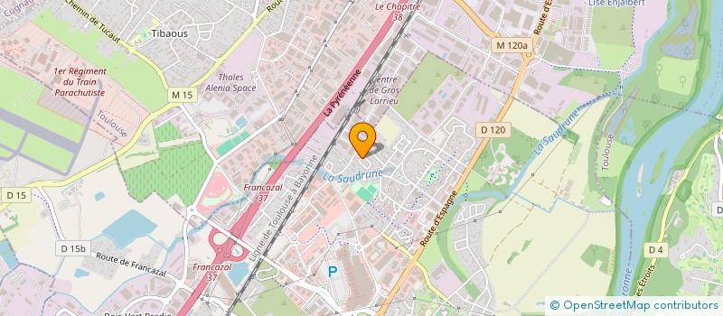 localisation de l'entreprise SCI L'ASTREE  ROQUES