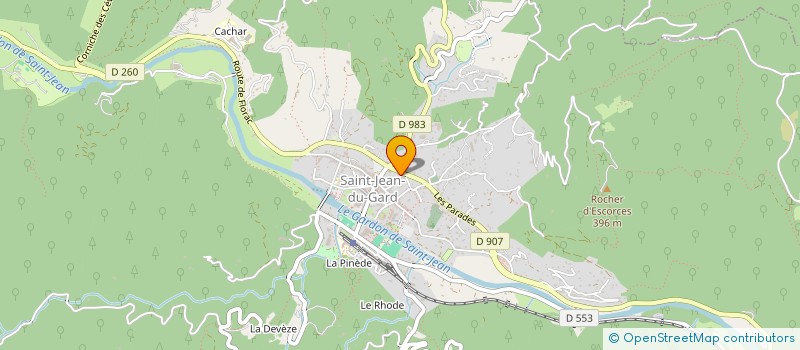 localisation de l'entreprise SCI L ASTRO  SAINT-JEAN-DU-GARD