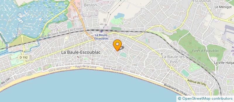 localisation de l'entreprise SCI L'ASTROLABE  LA BAULE-ESCOUBLAC