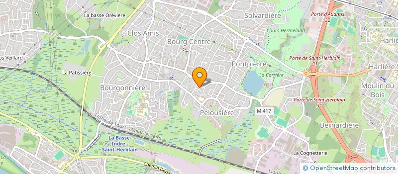 localisation de l'entreprise SCI L'ASTROLABE DE LA DUTEE  SAINT-HERBLAIN