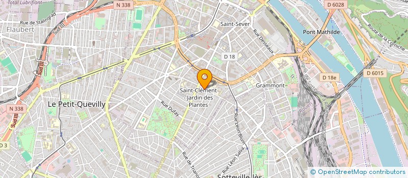 localisation de l'entreprise SCI L'ATELIER 15 à ROUEN