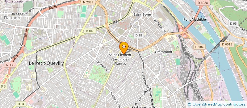 localisation de l'entreprise SCI L'ATELIER 16 à ROUEN