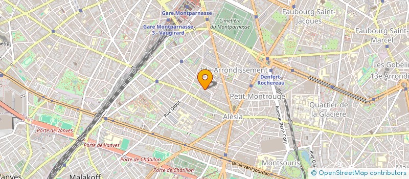 localisation de l'entreprise SCI L'ATELIER à PARIS