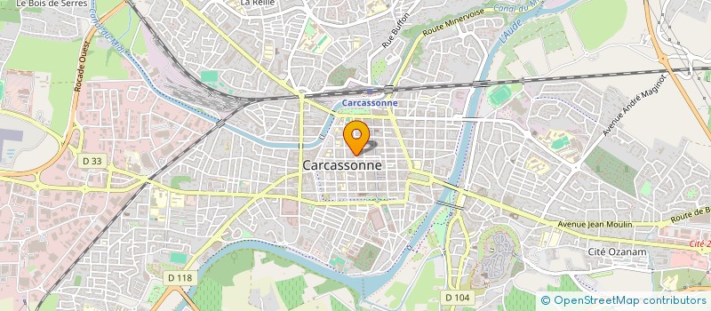 localisation de l'entreprise SCI L'ATELIER à CARCASSONNE