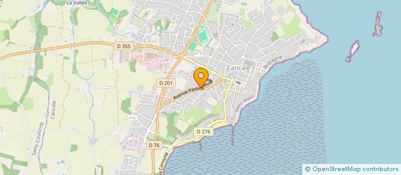 localisation de l'entreprise SCI L'ATELIER  CANCALE