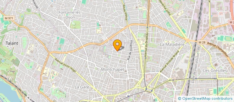 localisation de l'entreprise SCI L'ATELIER à DIJON