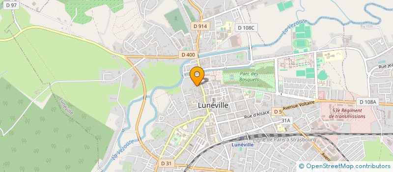 localisation de l'entreprise SCI L'ATELIER  LUNEVILLE