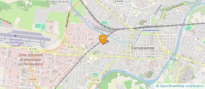 localisation de l'entreprise SCI L'ATELIER à CARCASSONNE
