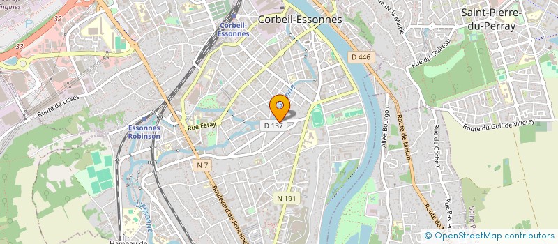 localisation de l'entreprise SCI L'ATELIER à CORBEIL-ESSONNES