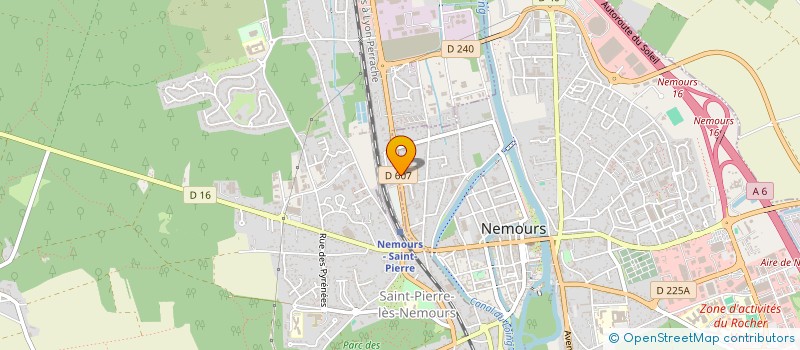 localisation de l'entreprise SCI L'ATELIER  NEMOURS