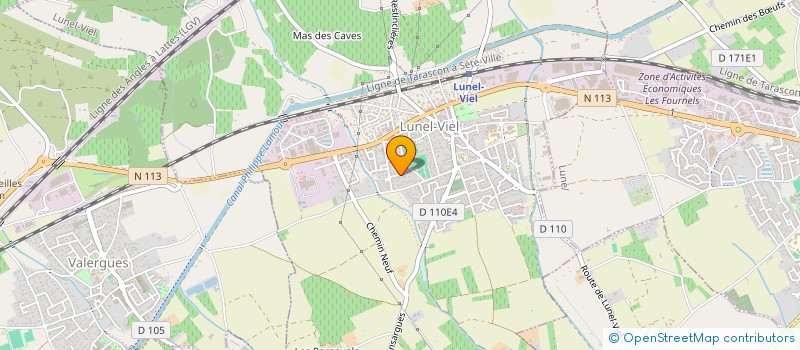 localisation de l'entreprise SCI L'ATELIER  LUNEL-VIEL