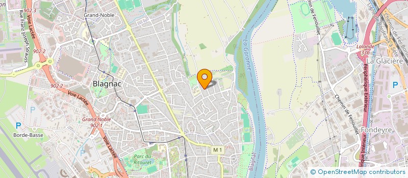 localisation de l'entreprise SCI L'ATELIER  BLAGNAC