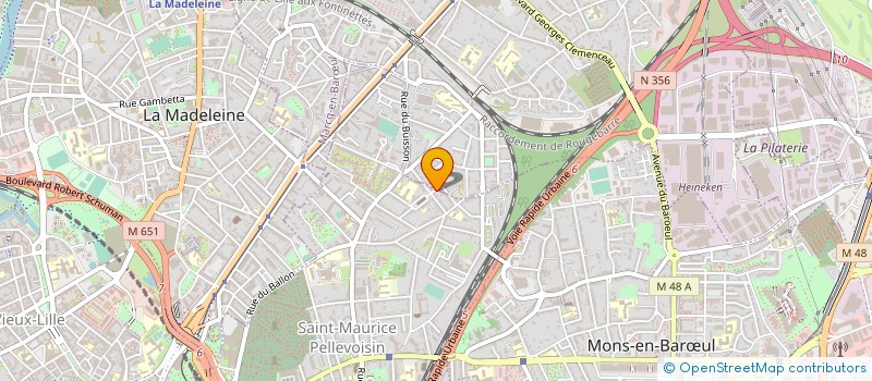 localisation de l'entreprise SCI L'ATELIER à LILLE