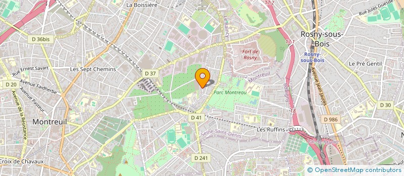 localisation de l'entreprise SCI L'ATELIER à MONTREUIL