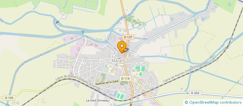 localisation de l'entreprise SCI L'ATELIER  MARANS