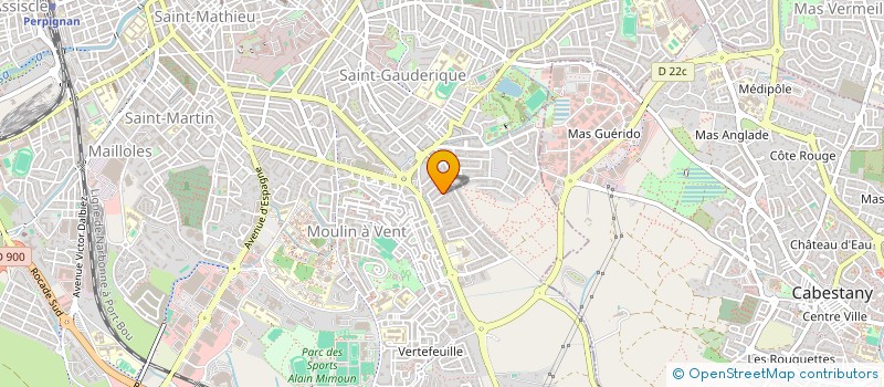 localisation de l'entreprise SCI L'ATELIER  PERPIGNAN