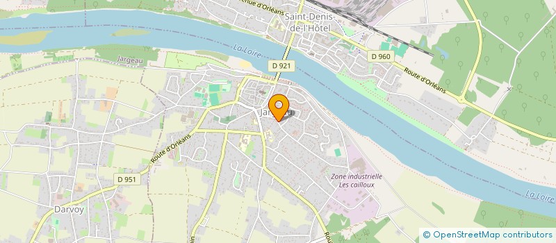 localisation de l'entreprise SCI L'ATELIER à JARGEAU