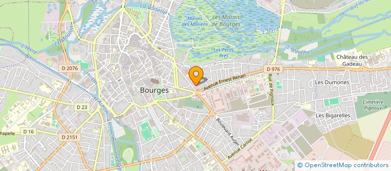 localisation de l'entreprise SCI L'ATELIER D'IVOIRE  BOURGES