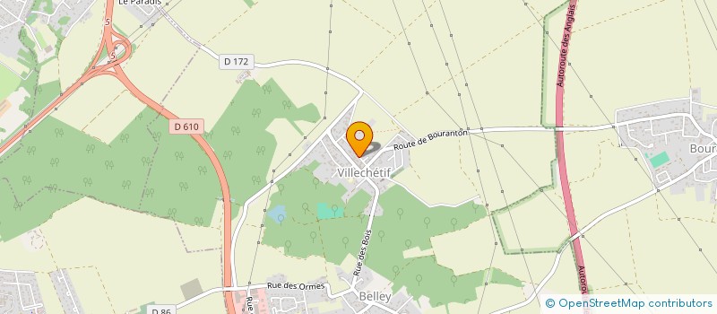 localisation de l'entreprise SCI L'ATELIER DE BIOMECANIQUE  VILLECHETIF