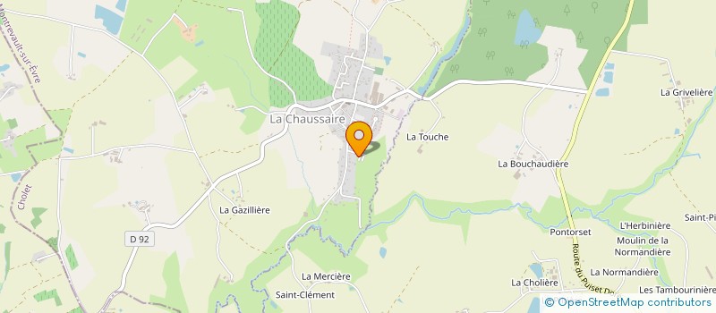 localisation de l'entreprise SCI L'ATELIER DE KANEL à MONTREVAULT-SUR-EVRE
