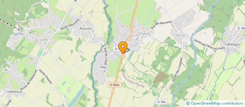 localisation de l'entreprise SCI L'ATELIER DE PROST  CHEVRY