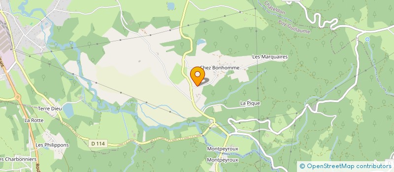 localisation de l'entreprise SCI L'ATELIER DE RORO  PUY-GUILLAUME