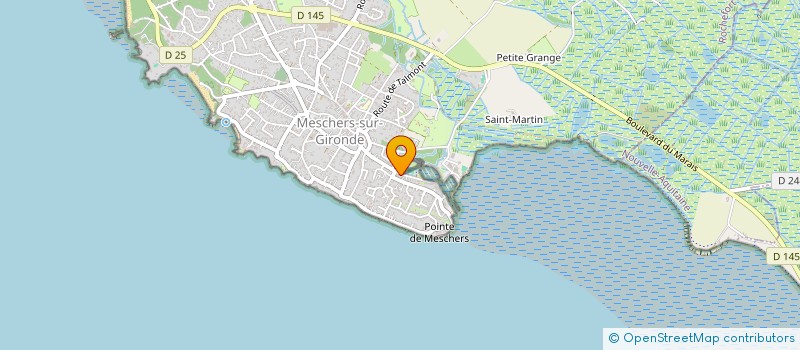 localisation de l'entreprise SCI L'ATELIER DU GEYRACOIS  MESCHERS-SUR-GIRONDE