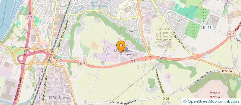 localisation de l'entreprise SCI L ATELIER DU MANAGER à VALENCE