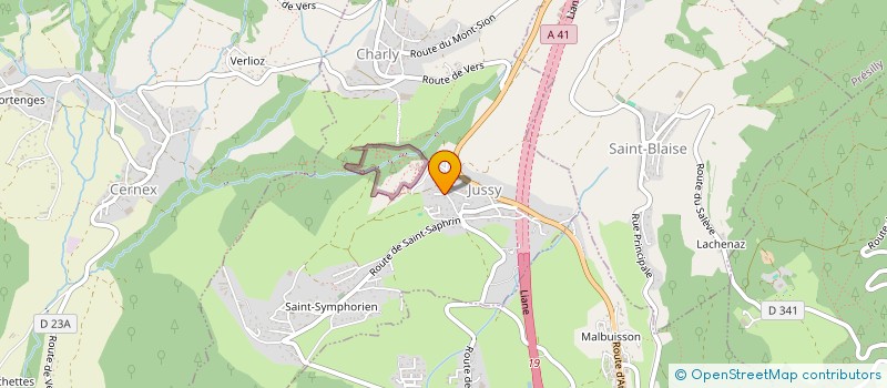 localisation de l'entreprise SCI L'ATELIER DU MENUISIER  ANDILLY