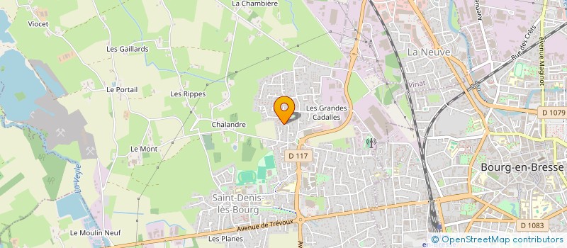localisation de l'entreprise SCI L ATELIER DU PEINTRE à SAINT-DENIS-LES-BOURG