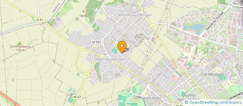 localisation de l'entreprise SCI L ATELIER N 5  OBERHAUSBERGEN