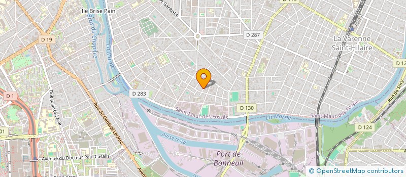 localisation de l'entreprise SCI L'ATELIER NOUVELLE à SAINT-MAUR-DES-FOSSES