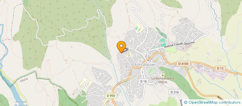 localisation de l'entreprise SCI L'ATHENEE à FORCALQUIER