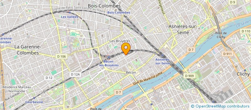 localisation de l'entreprise SCI L'ATLANTE à COURBEVOIE