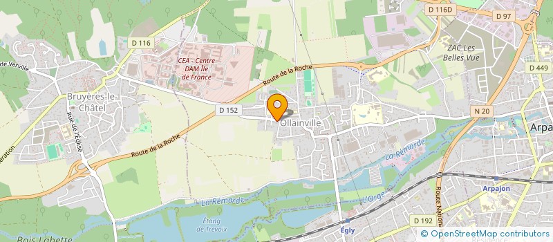 localisation de l'entreprise SCI L'ATLANTIDE  OLLAINVILLE